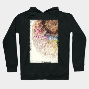 Abstract Hair Cell Art Hoodie